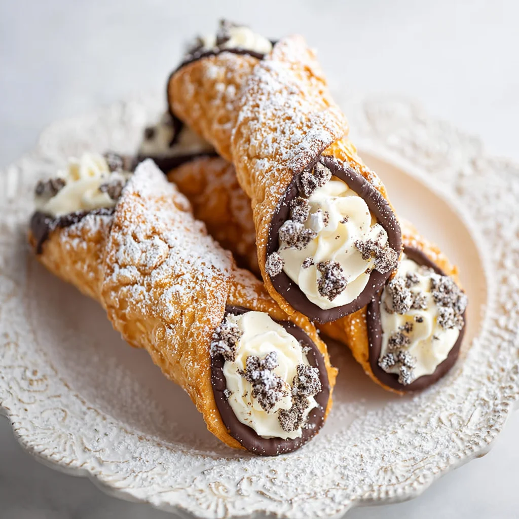 Homemade Cannoli