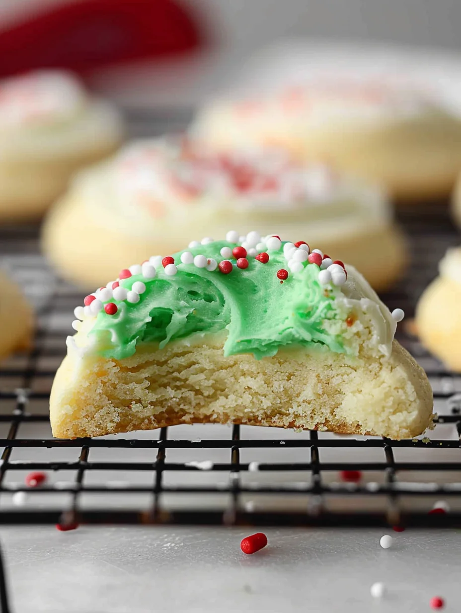 Soft and Chewy Frosted Sugar Cookies