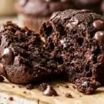 Green Chocolate Banana Muffins