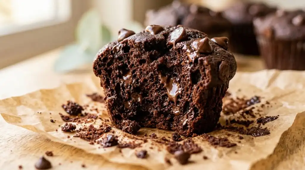  Green Chocolate Banana Muffins