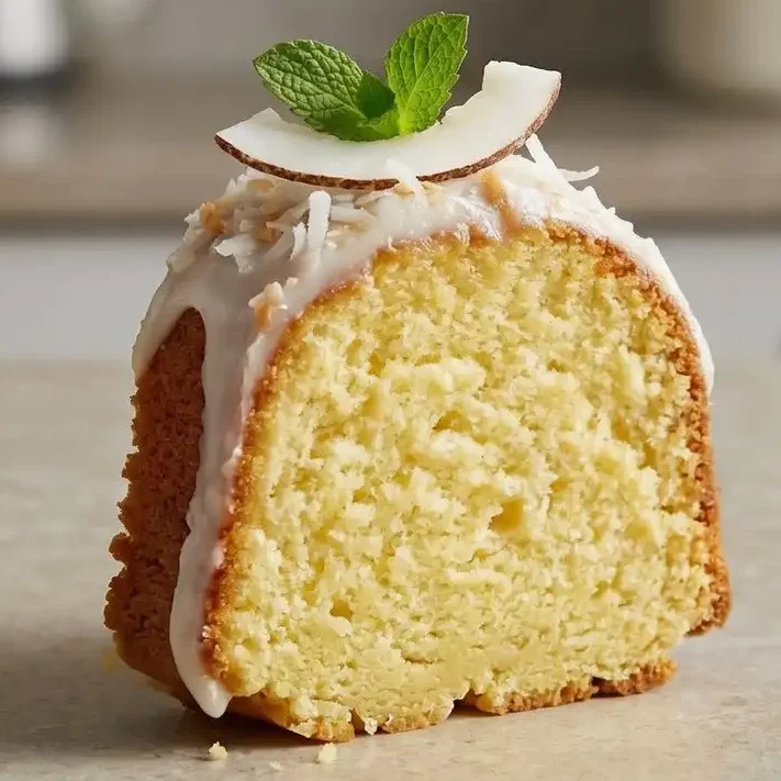 Piña Colada Bundt Cake