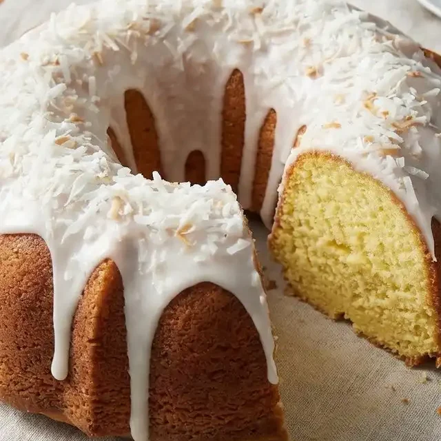 Piña Colada Bundt Cake