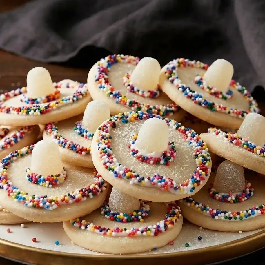 Easy Cinco De Mayo Sombrero Cookies