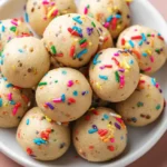 Birthday Cake Protein Balls