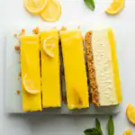No-Bake Vegan Lemon Cheesecake Bars