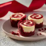 Fudgy Red Velvet Cheesecake Brownie Bites