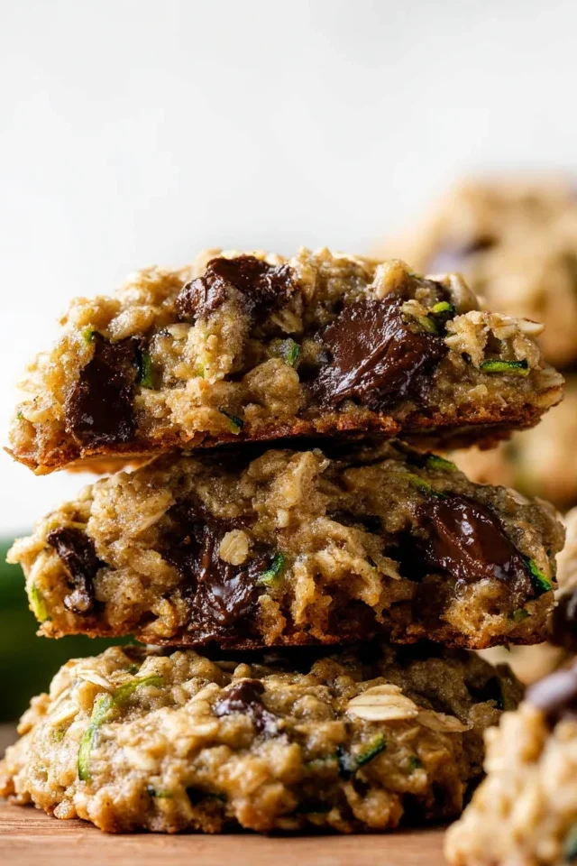 The Best Brown Butter Zucchini Oatmeal Chocolate Chip Cookies