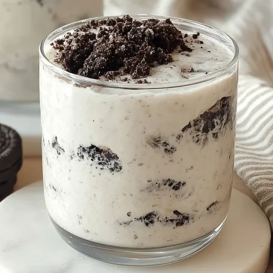 Cookies and Cream Protein Fluff Yogurt