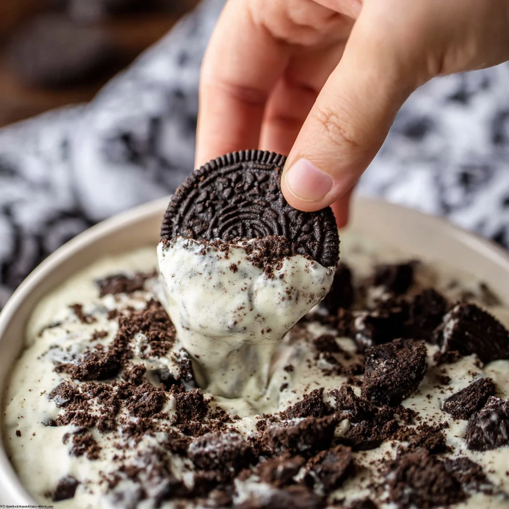 Cookies and Cream Protein Fluff Yogurt