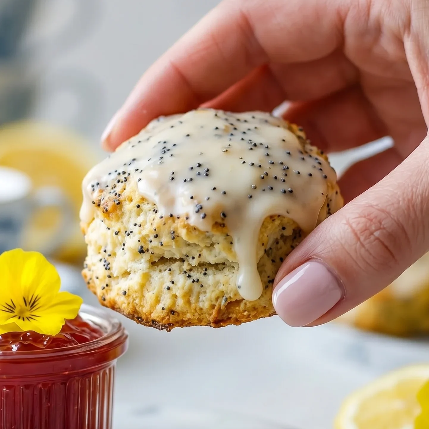 Lemon Poppy Seed Scones