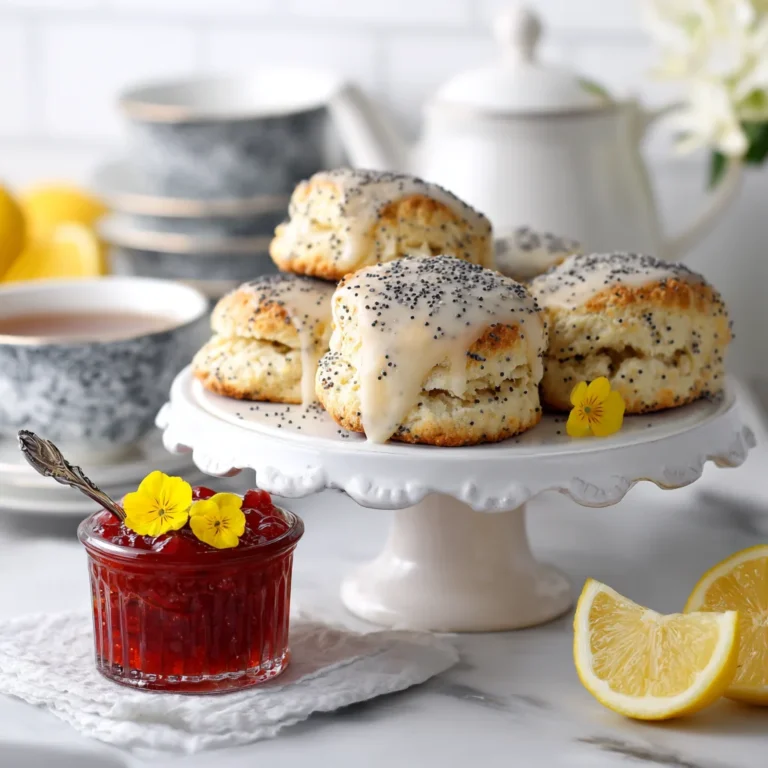 Lemon Poppy Seed Scones