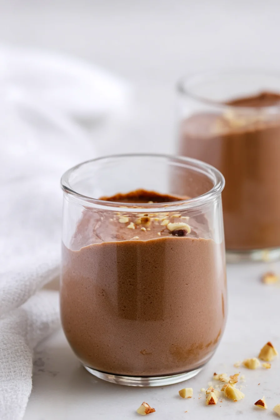 Nutella Cottage Cheese Pudding
