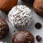 Dark Chocolate Almond Energy Bites