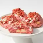 Strawberries & Cream Crumble Cookies