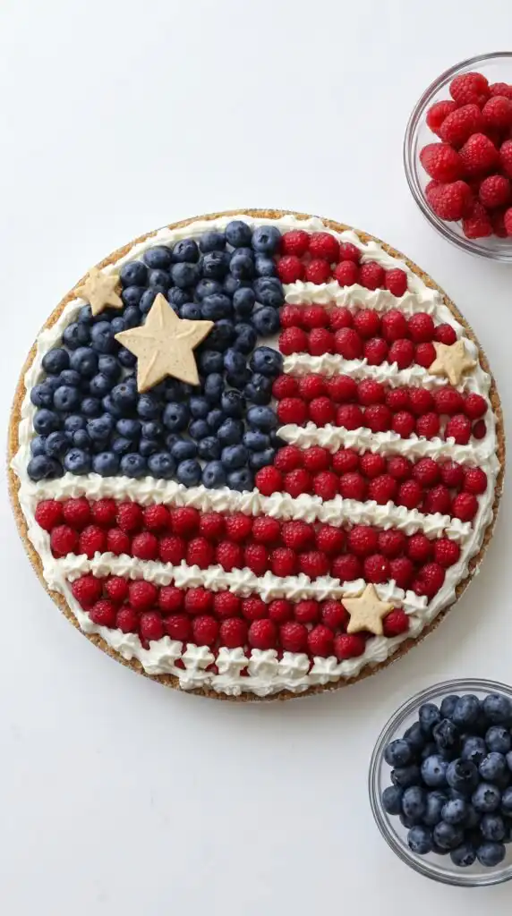 American Flag Fruit Pizza