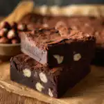 Fudgy Hazelnut Nutella Brownies