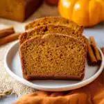 Moist Pumpkin Bread - finished dish