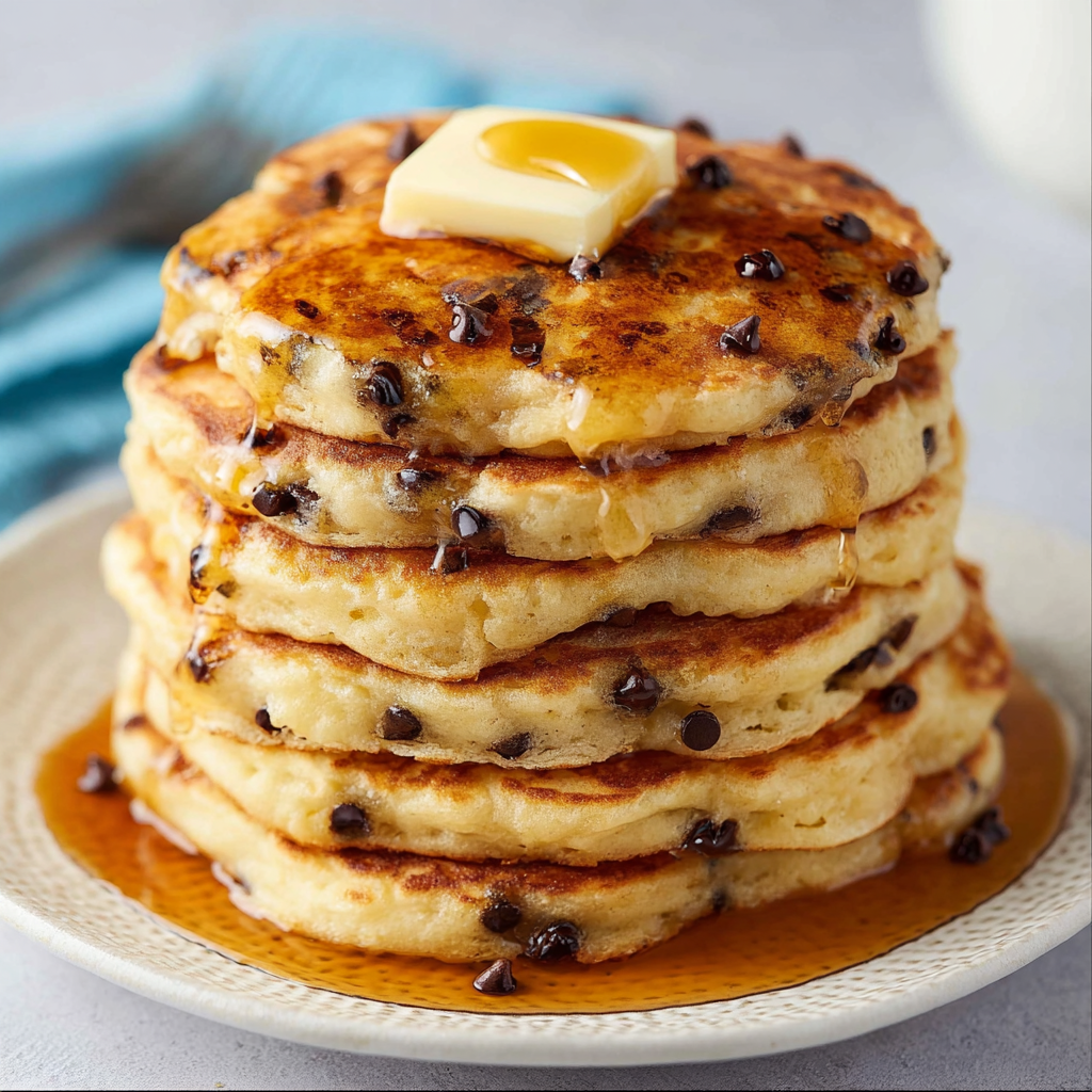 Chocolate Chip Pancakes Recipe - step by step