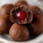 Chocolate Cherry Rum Cake Bites - featured image
