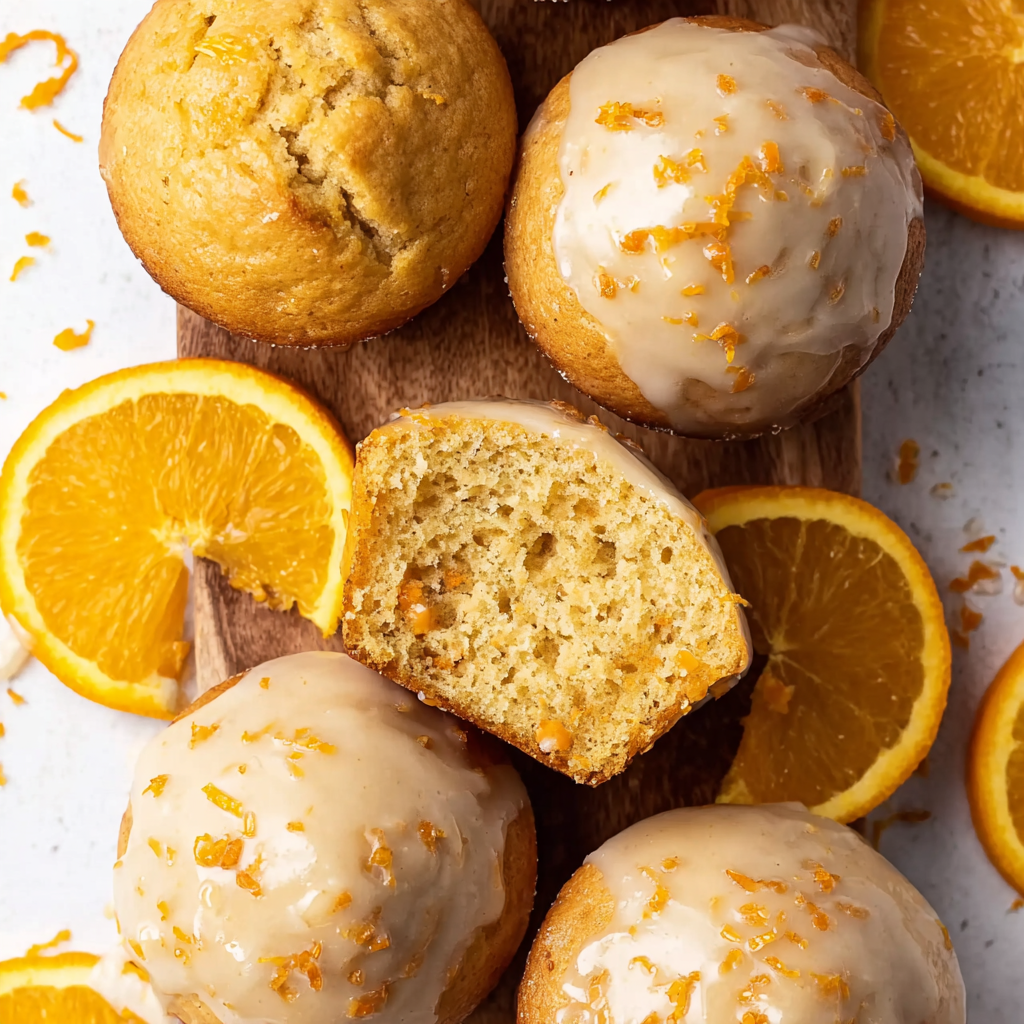 Orange Muffin Recipe - finished dish