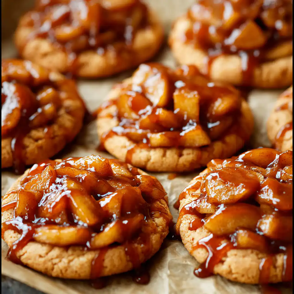 Caramel Apple Pie Cookies