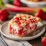 Strawberry Rhubarb Custard Pie - featured image