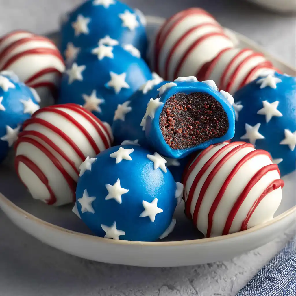 4th of July Oreo Balls
