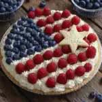 American Flag Fruit Pizza - featured image