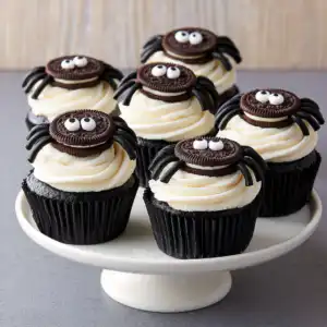 Halloween Spider Cupcakes