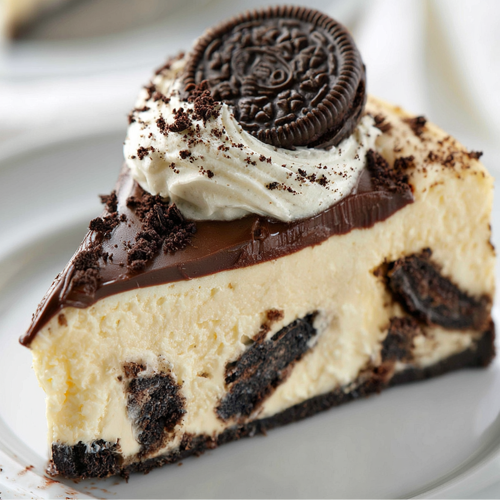 Oreo Cheesecake - step by step