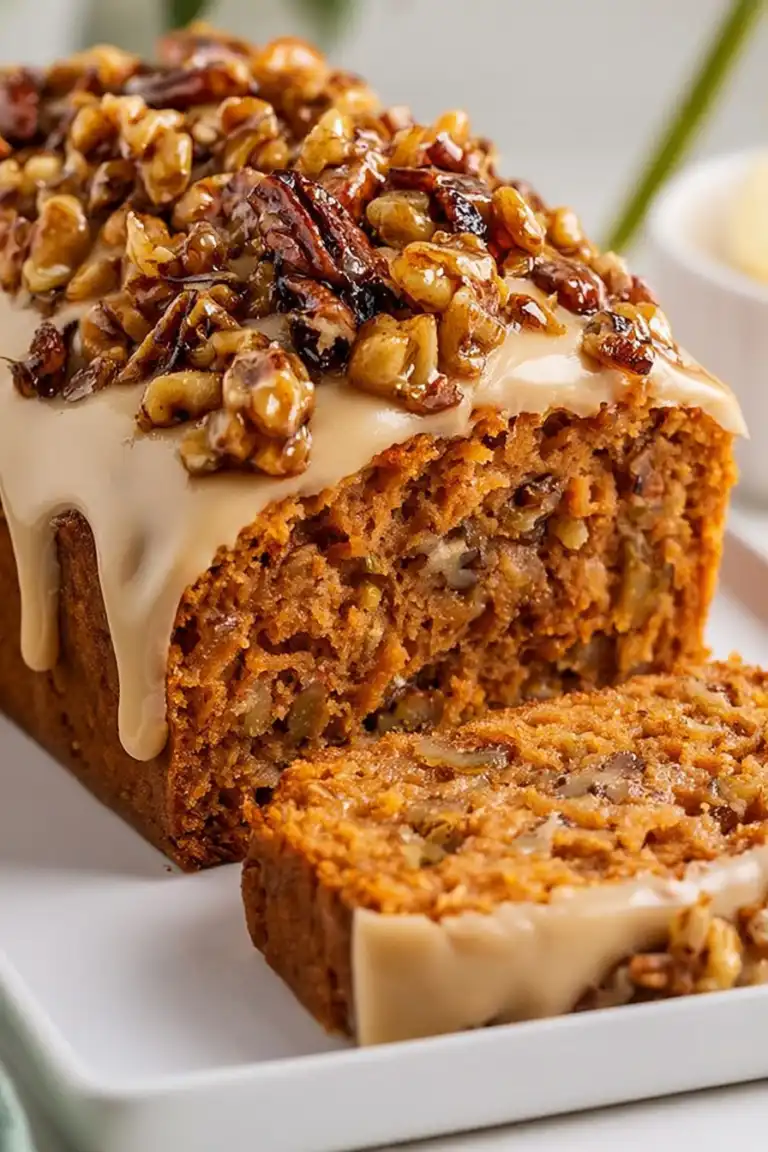 Vegan Carrot Cake Loaf - featured image