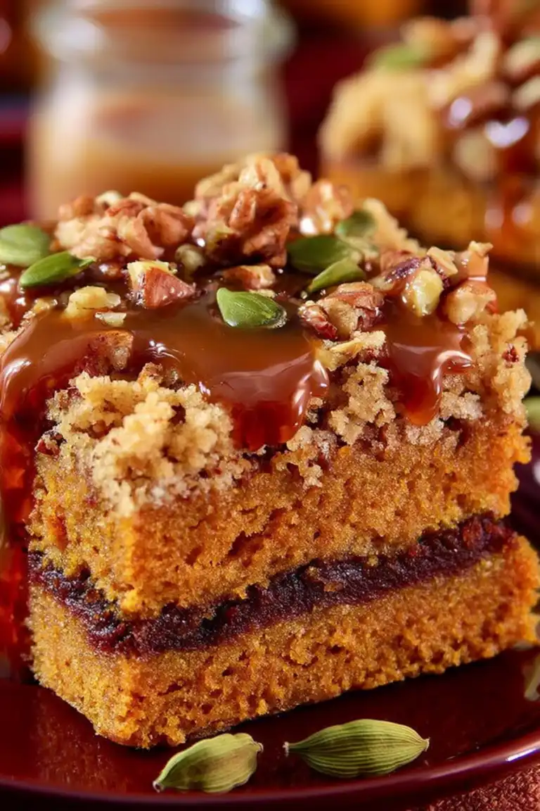 Caramel Chai Pumpkin Coffee Cake - featured image