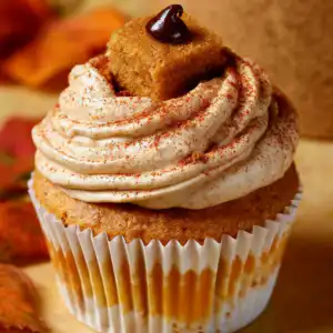Pecan Pie Pumpkin Cupcakes