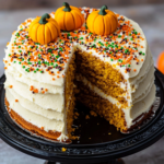 Easy Pumpkin Cake {With Cake Mix} - featured image