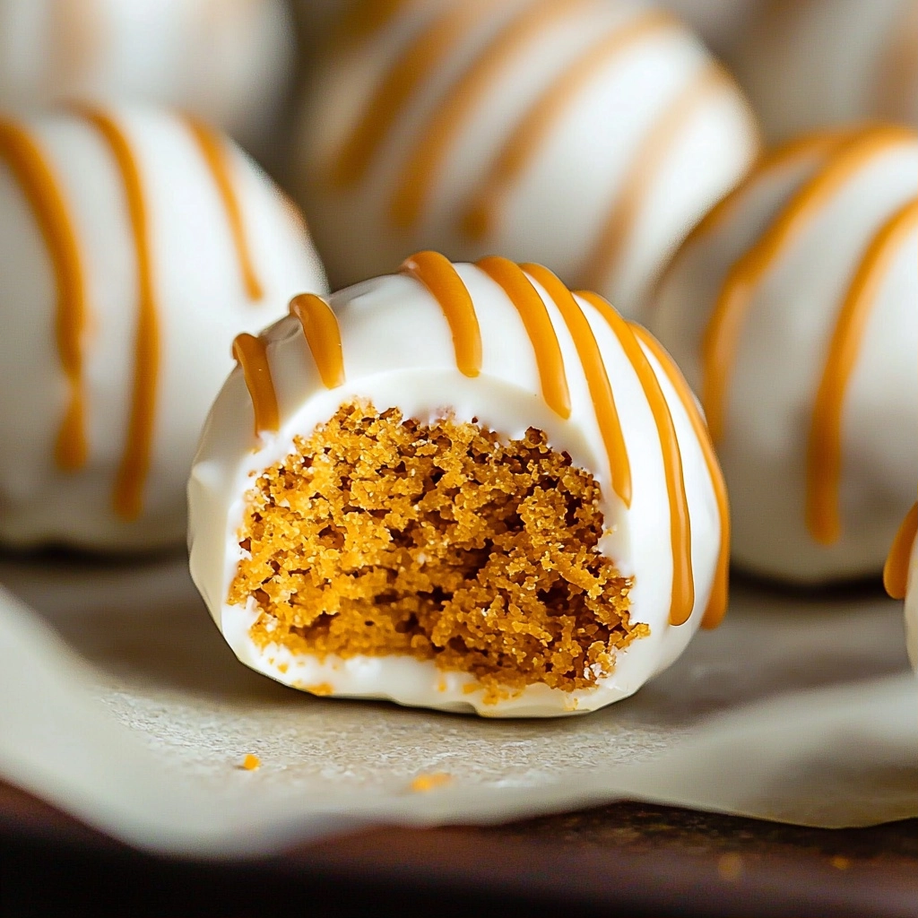 Pumpkin Cake Pops - step by step