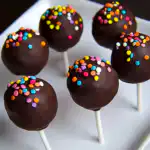 Fudgy Brownie Cake Pops - featured image