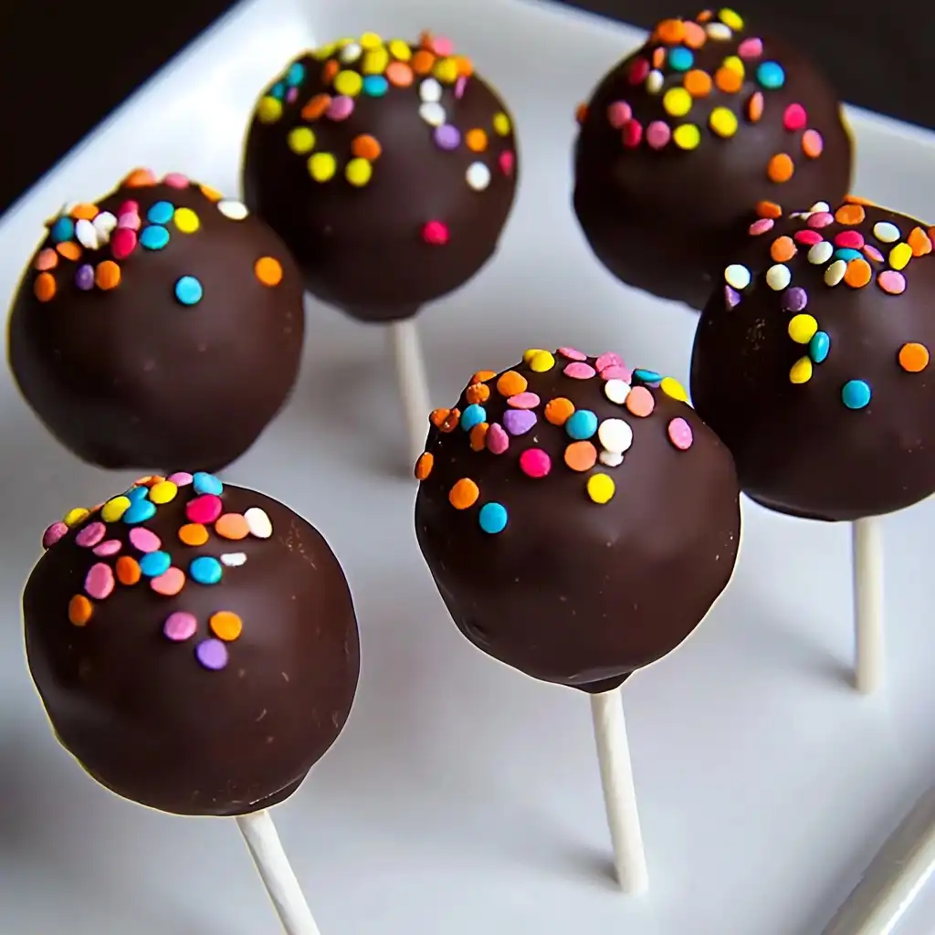 Fudgy Brownie Cake Pops