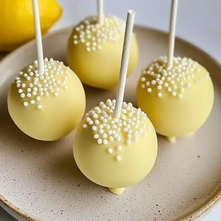 Lemon Cake Pops - featured image