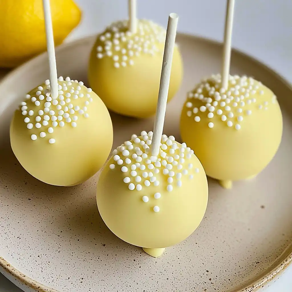 Lemon Cake Pops
