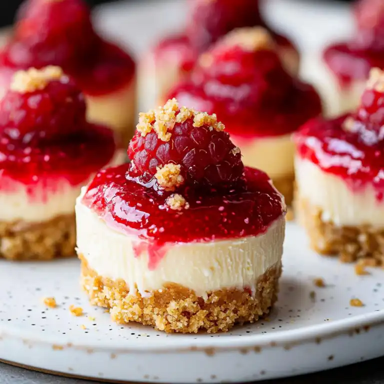 High Protein Healthy Strawberry Cheesecake Bites - featured image