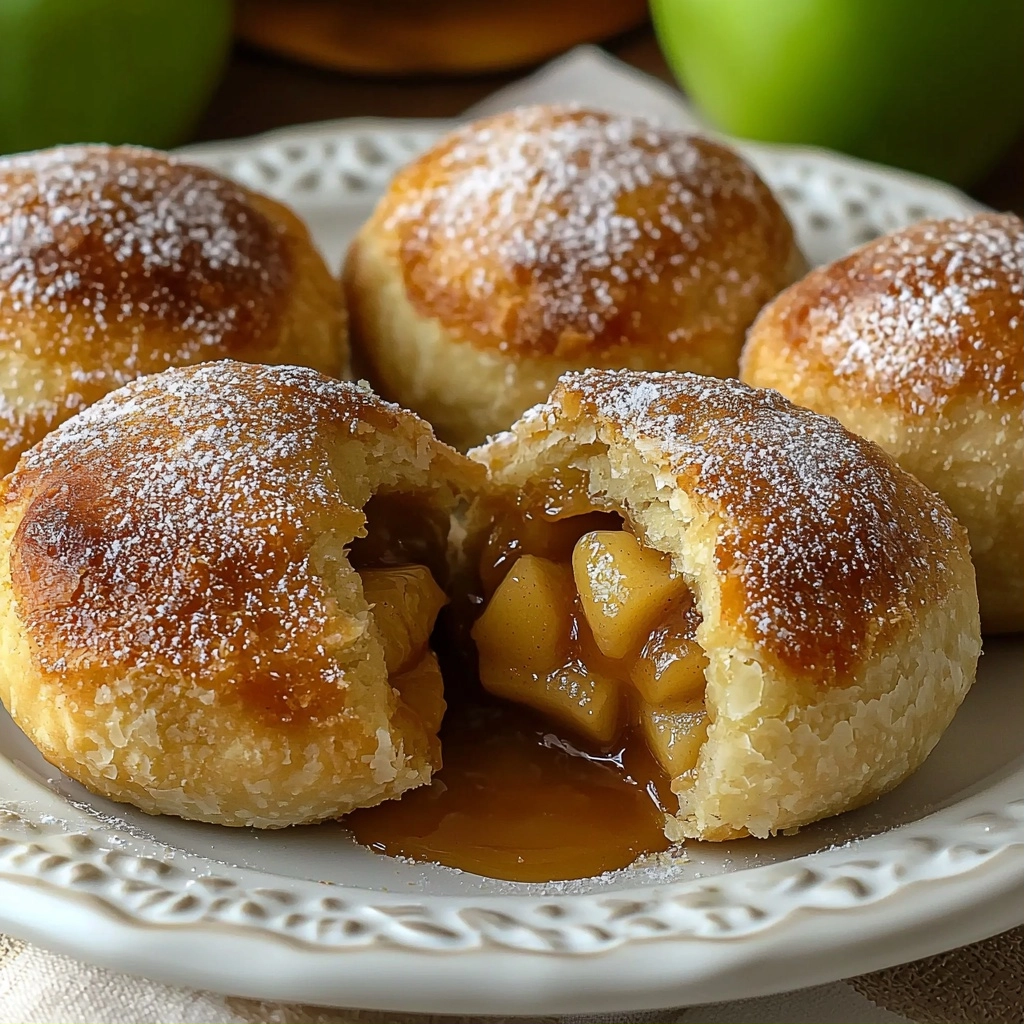Air-Fryer Apple Pie Bombs Recipe - step by step