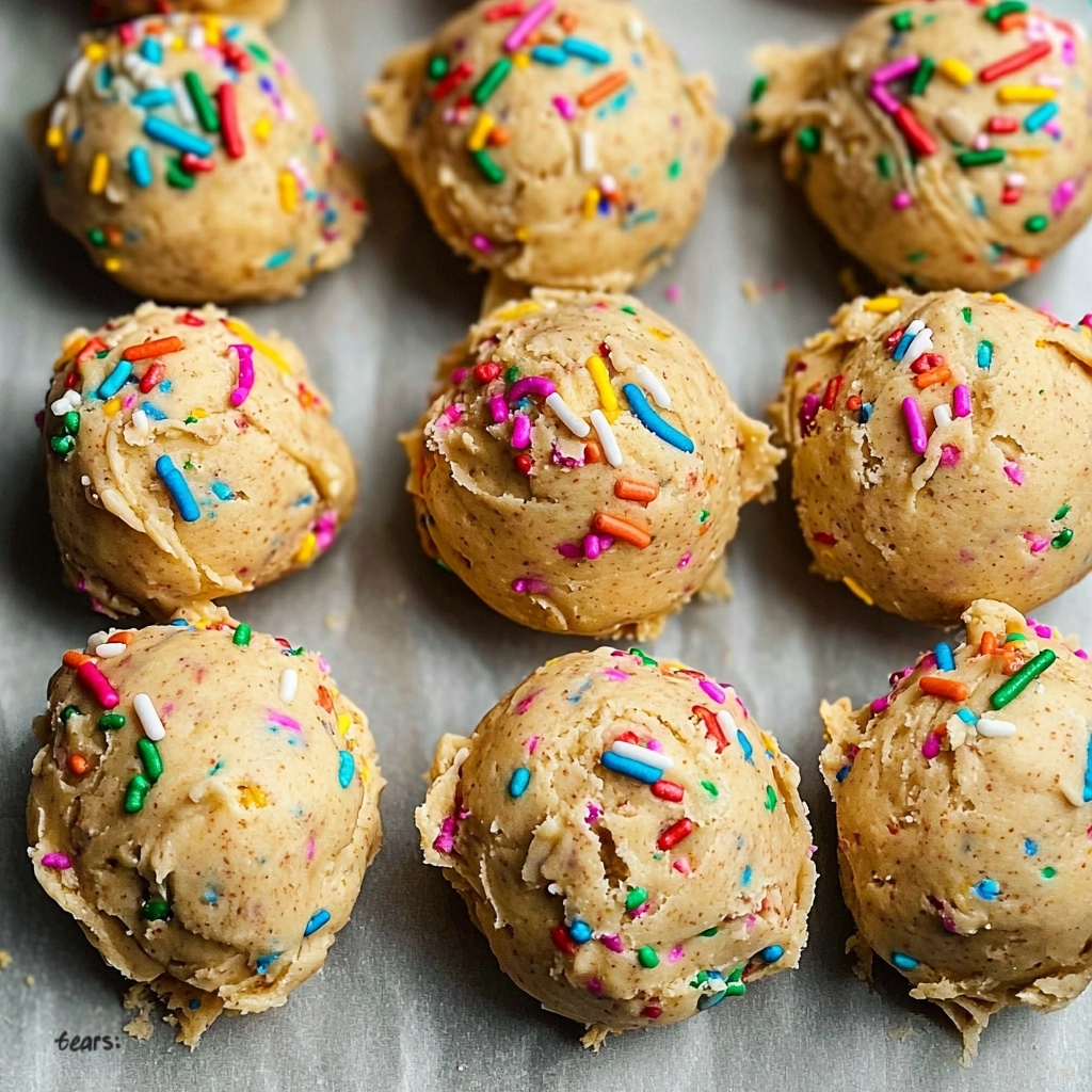 Sprinkle Cookies - step by step