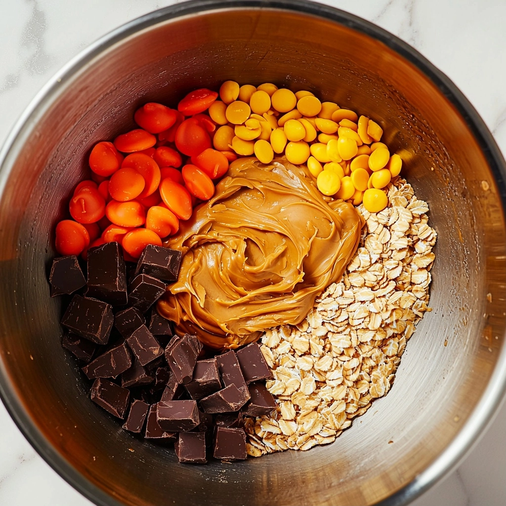 Reese's Pieces Protein Bars - step by step