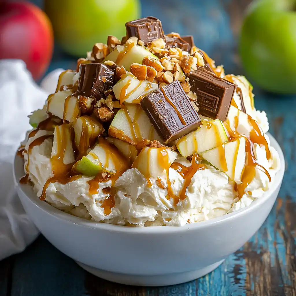 Snickers Caramel Apple Salad