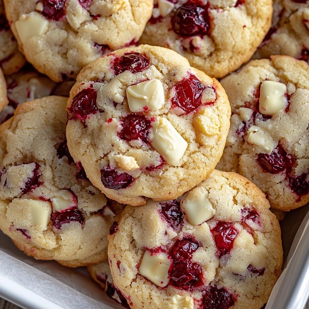 Cranberry Cookies - step by step