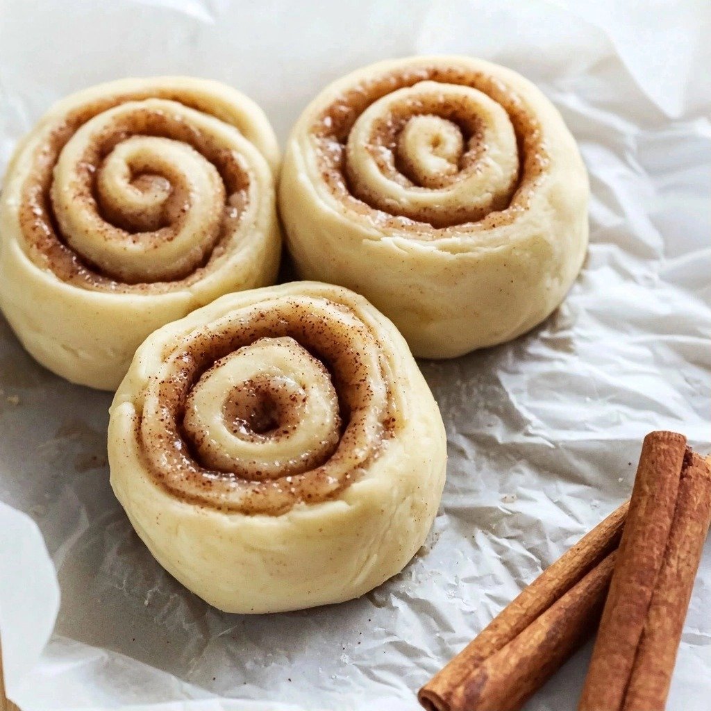 Mini Cinnamon Rolls - step by step