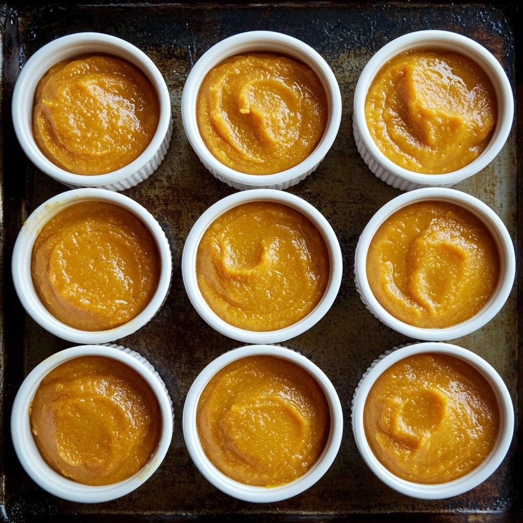 Mini Keto Crustless Pumpkin Pie Recipe - step by step