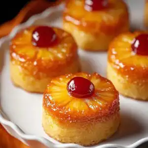 Mini Pineapple Upside Down Cakes