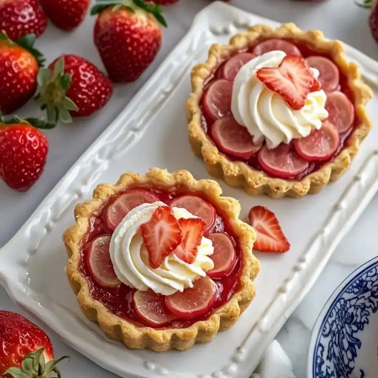 Strawberry-Rhubarb Tarts