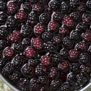 Blackberry Upside Down Cake (with Cinnamon & Vanilla)